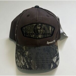 Duck Unlimited Sponsor 2012 Adjustable Back Embroidered Logo New W/tag Mossy Oak
